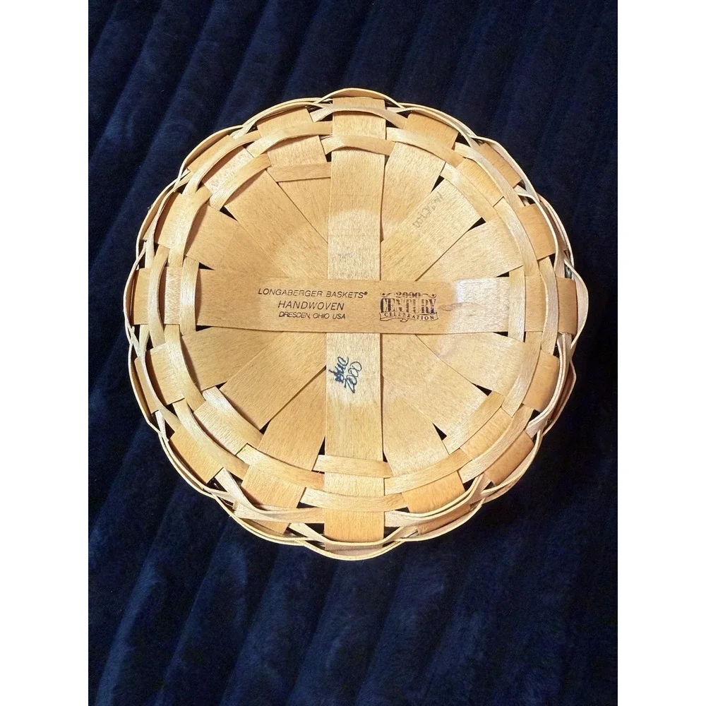 Longaberger 2000 Frosty Jr Basket Christmas